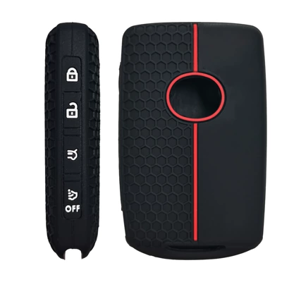 stock Wholesale Side Drops, Static Rod/Key Bag - black-red-line-dot-circle
