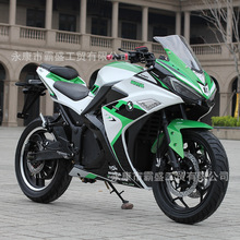 工厂直销外贸可定制V6地平线电动跑车摩托车成人趴赛72V电摩高速