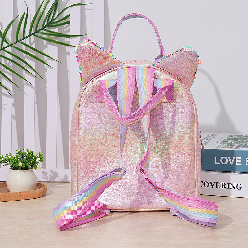 Waterproof Heart Shape Holiday Street Kids Backpack display picture 3