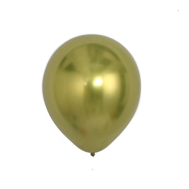 新款纯色简约乳胶气球婚礼生日气球公司庆典派对布置镭射硅胶气球详情4