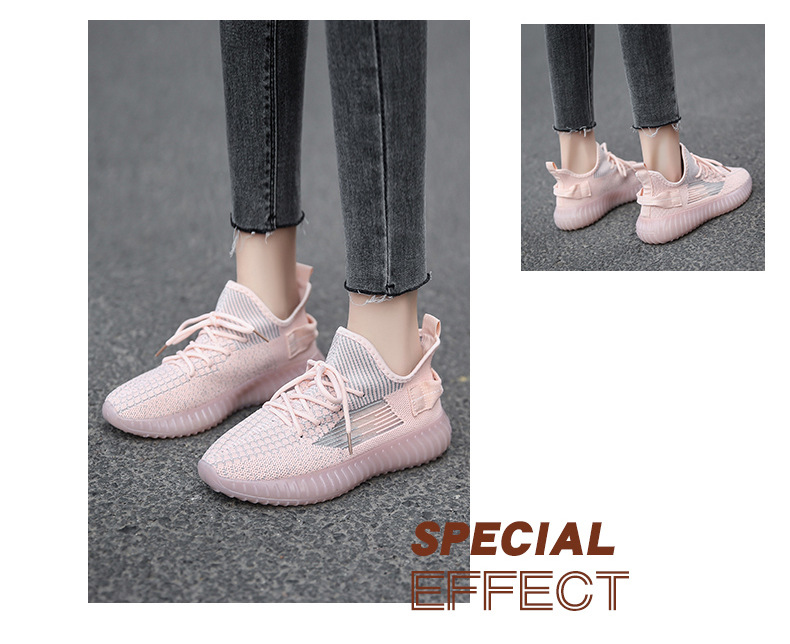 Paar Modellen Kokosnoot Schoenen Vrouwen Zomer Nieuwe Ademende Vliegende Geweven S Ins Koreaanse Versie Van Sport Straat Schieten F_voghion.com