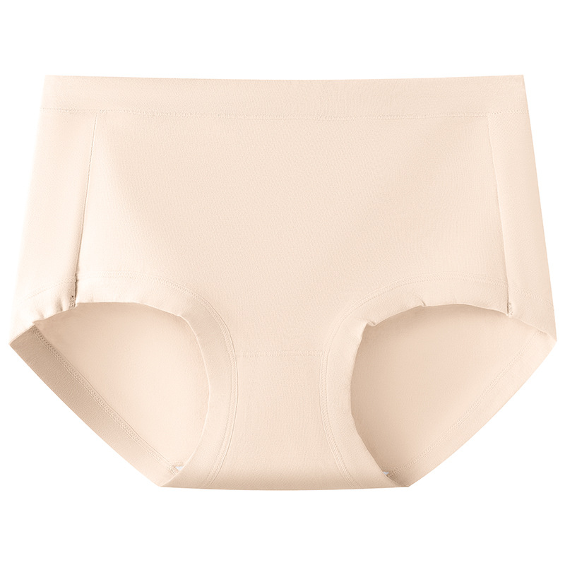 Xinjiang ropa interior de algodón de fibra larga para mujer, algodón puro, entrepierna de algodón, antibacteriano, sin costuras, cintura alta, pantalones cortos para niñas de gran tamaño, mm gordos