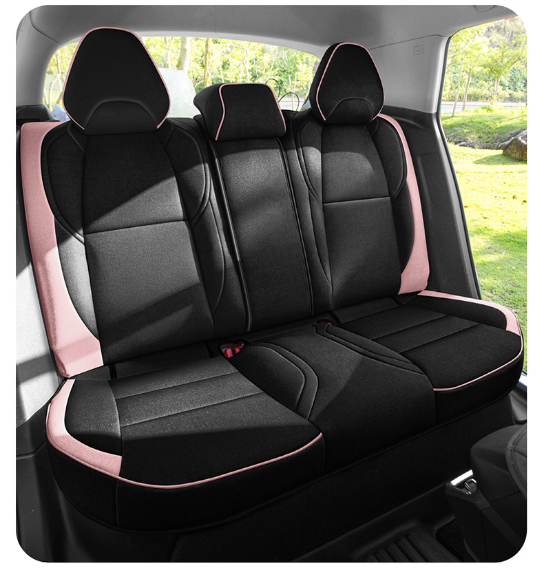 2020/2026 Model Lynk & Co 06 Special Car Seat Cushion Linen Seat Cover Full Surround Seat Cushion Lynk & Co 06 Seat Cover