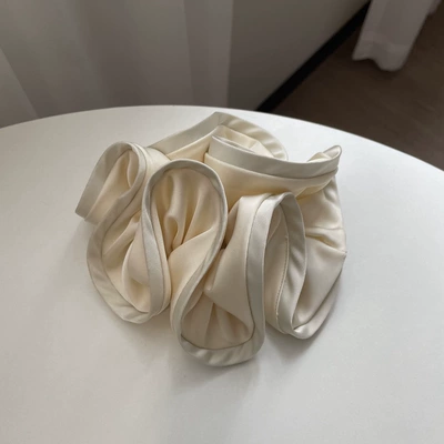 Intestinal Hair Ring ins Large | Saç üçün rezinlər - rice-white