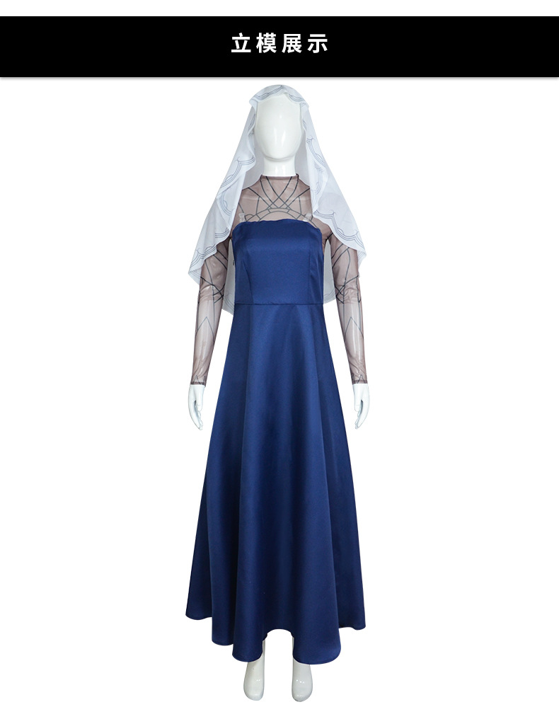 Anime Osaragi Cosplay Kostüm Perücke Kleid Schleier Assassine Taro Sakamoto Halloween Rolle Spielen Frauen Mädchen Cos 5