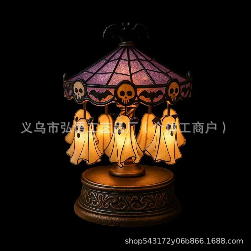 跨境Ghost Carousel Lights - Halloween Limited Edition灯|undefined