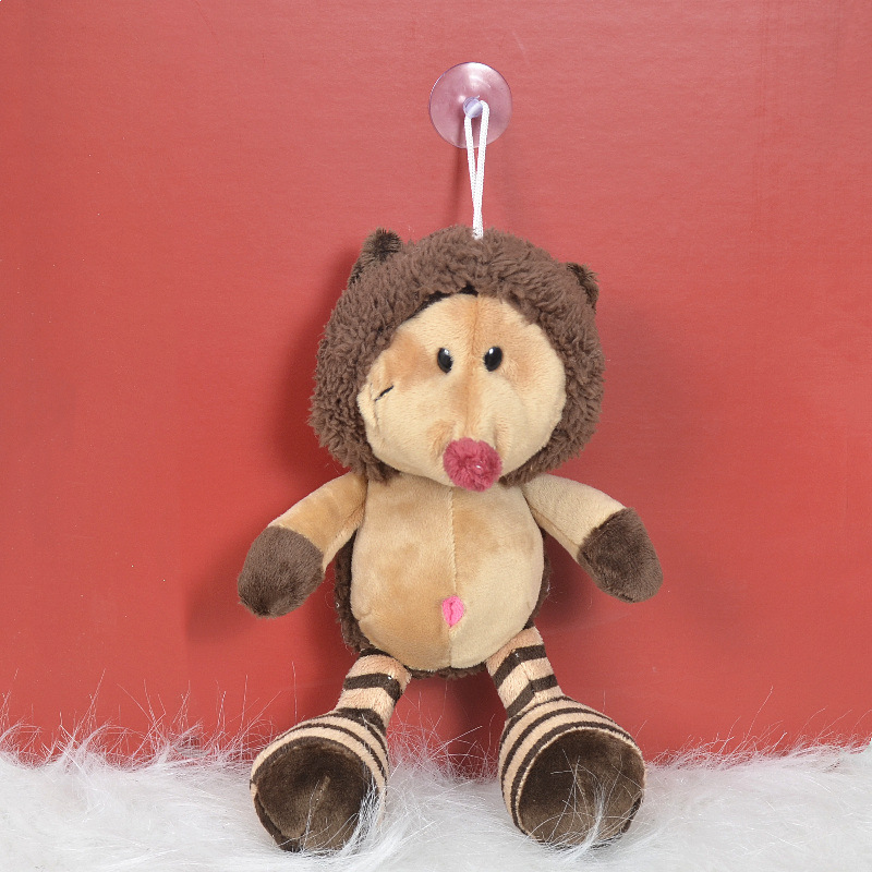 Lindo animal de cabeza grande, tigre, león, muñeca de agarre de 8 pulgadas con ventosa, puesto de muñecas, lote de fabricantes de juguetes de peluche