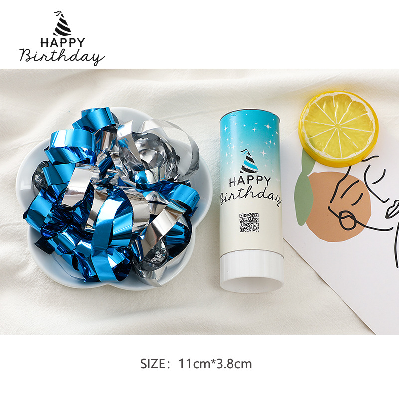 Cumpleaños saludo giro de la mano pequeños fuegos artificiales cinta fuegos artificiales de mano pequeños fuegos artificiales fiesta de cumpleaños Día del Maestro tubo de fuegos artificiales