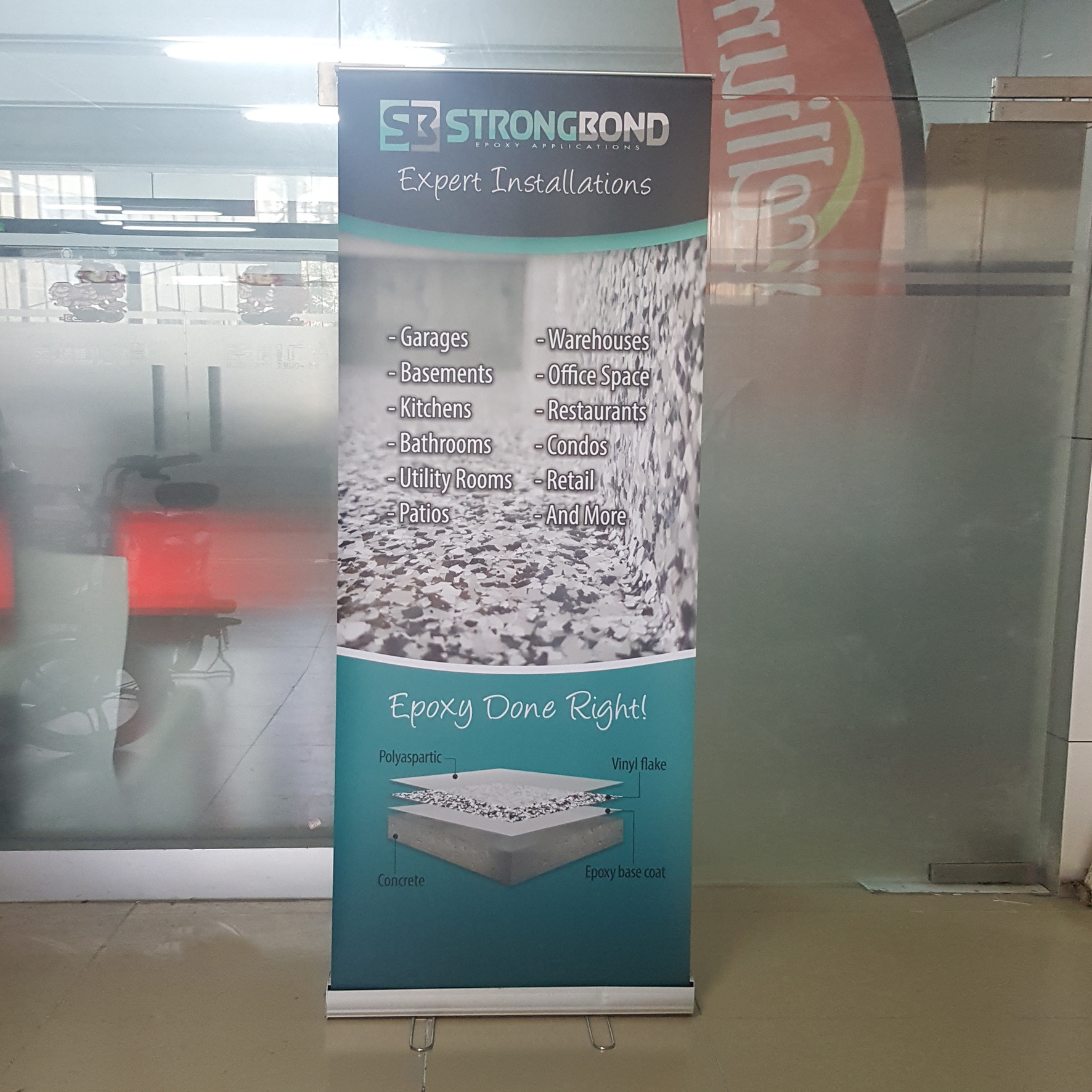 门型展架80×180钢丝脚全铝合金易拉宝高清海报制作户外门型展架