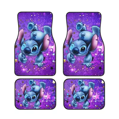 Avtomobil döşəmə paspasları — Floor Mat for Hair - car-floor-mat-7-35454568cm-skin-friendly-suede-two-pairs-four-pieces-in-total