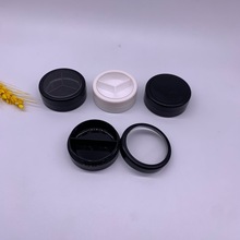 厂家供应眼影和粉末散粉小盒瓶专业化妆品包装件分类式包装小圆