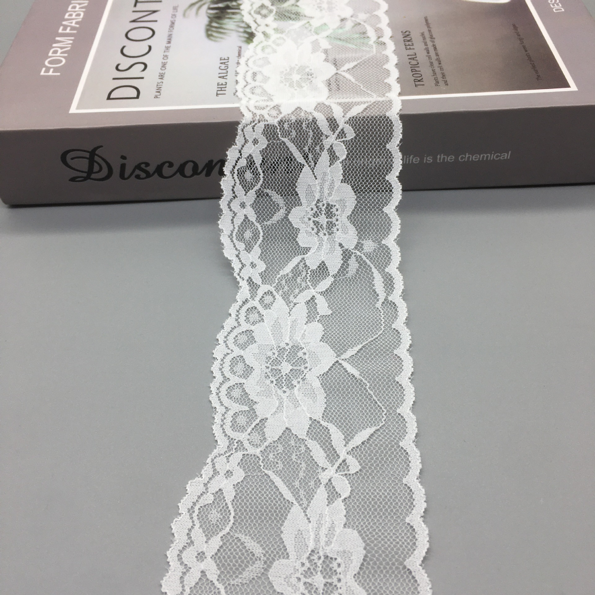锦氨蕾丝花边 6cm弹力花边 婚纱内衣裙摆手套箱包配饰辅料