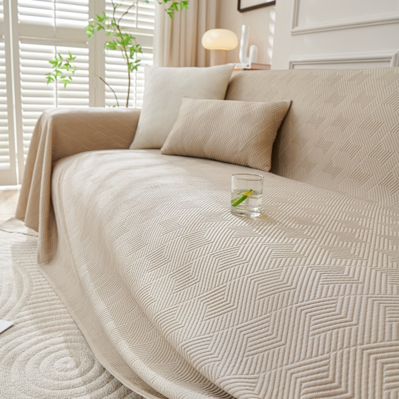 Housse de canapé élastique et lavable style européen romantique_voghion.com