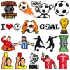 Football set, 18 pieces
