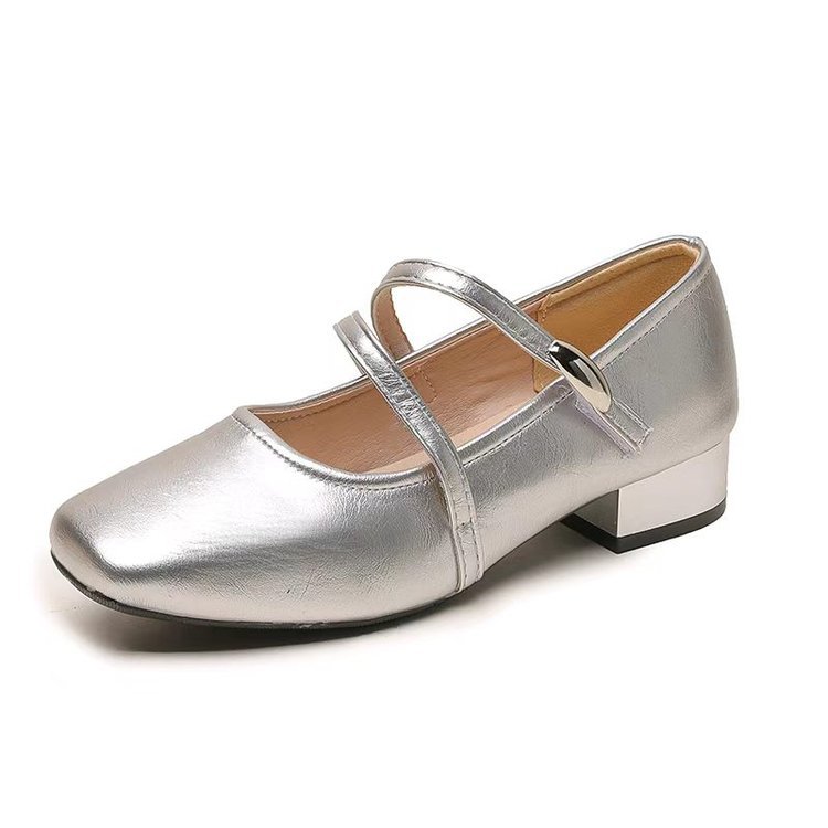 Zapatos franceses de estilo mary-zhen 2026 primavera nueva moda ropa exterior de hadas con falda ligera zapatos de tacón alto