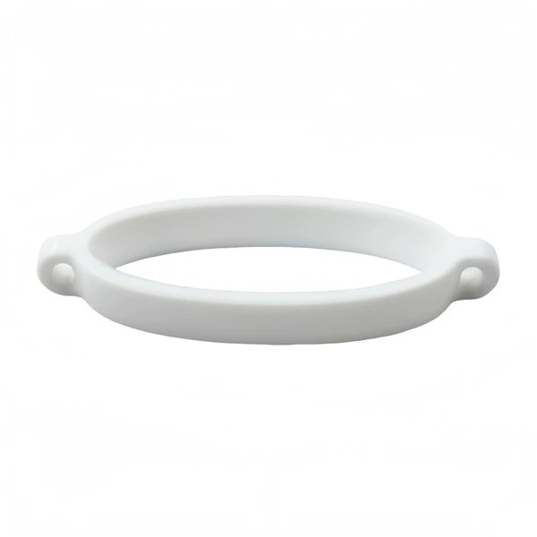 Oval cup ring white