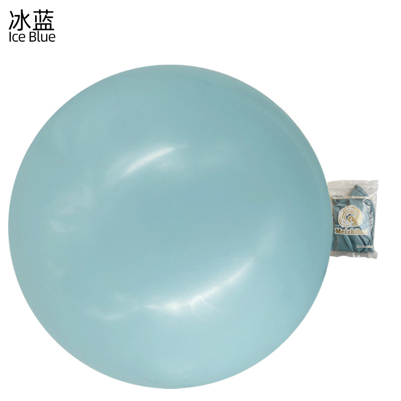 Hermosos globos de látex mate redondos y gruesos de 36 pulgadas de color vintage, ideales para la venta en mercados nocturnos, para decoración y arreglos.