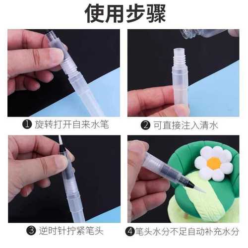 Multi-purpose fountain pen, super light clay storage pen, soft clay stone plastic clay seam smooth erasing trace adhesive pen 