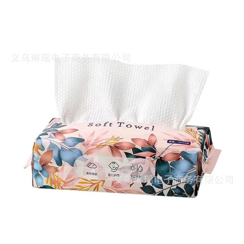 Disposable Wash Face Towel Wet and Dry Cotton Soft Towel Mother and Child Wipe Face Towel Beauty Makeup Remover Student Cleansing Towel Wholesale