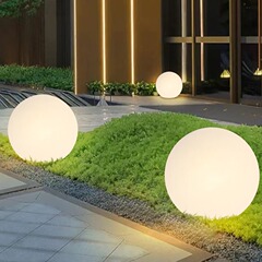 発光球屋外太陽エネルギー庭園景観観光地区装飾灯芝生球灯防水別荘花園球灯