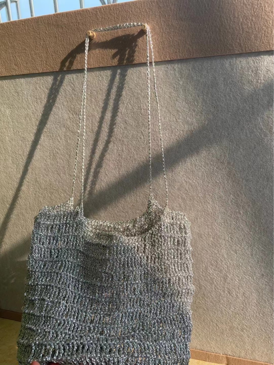 小红书爆款金银丝小香风勾包线银丝线包芯纱DIY毛线