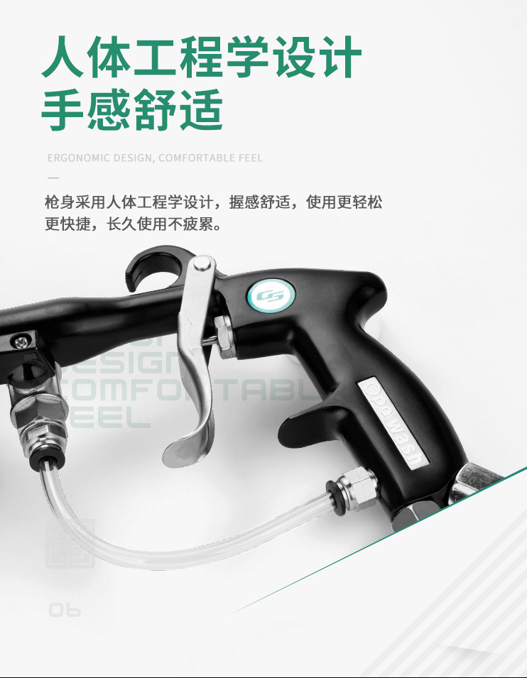 Gs Car Wash Foam Spray Gun Double Tube Water Steam Mixing Fine High Pressure Water Gun Tool Water Gas Supplies