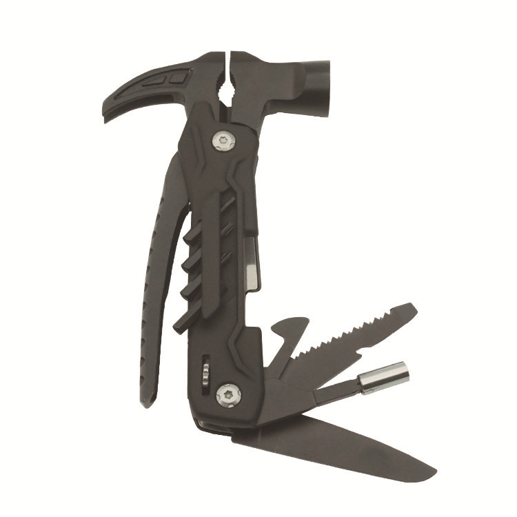 亚马逊手柄新款户外多功能羊角锤露营破窗钳锤