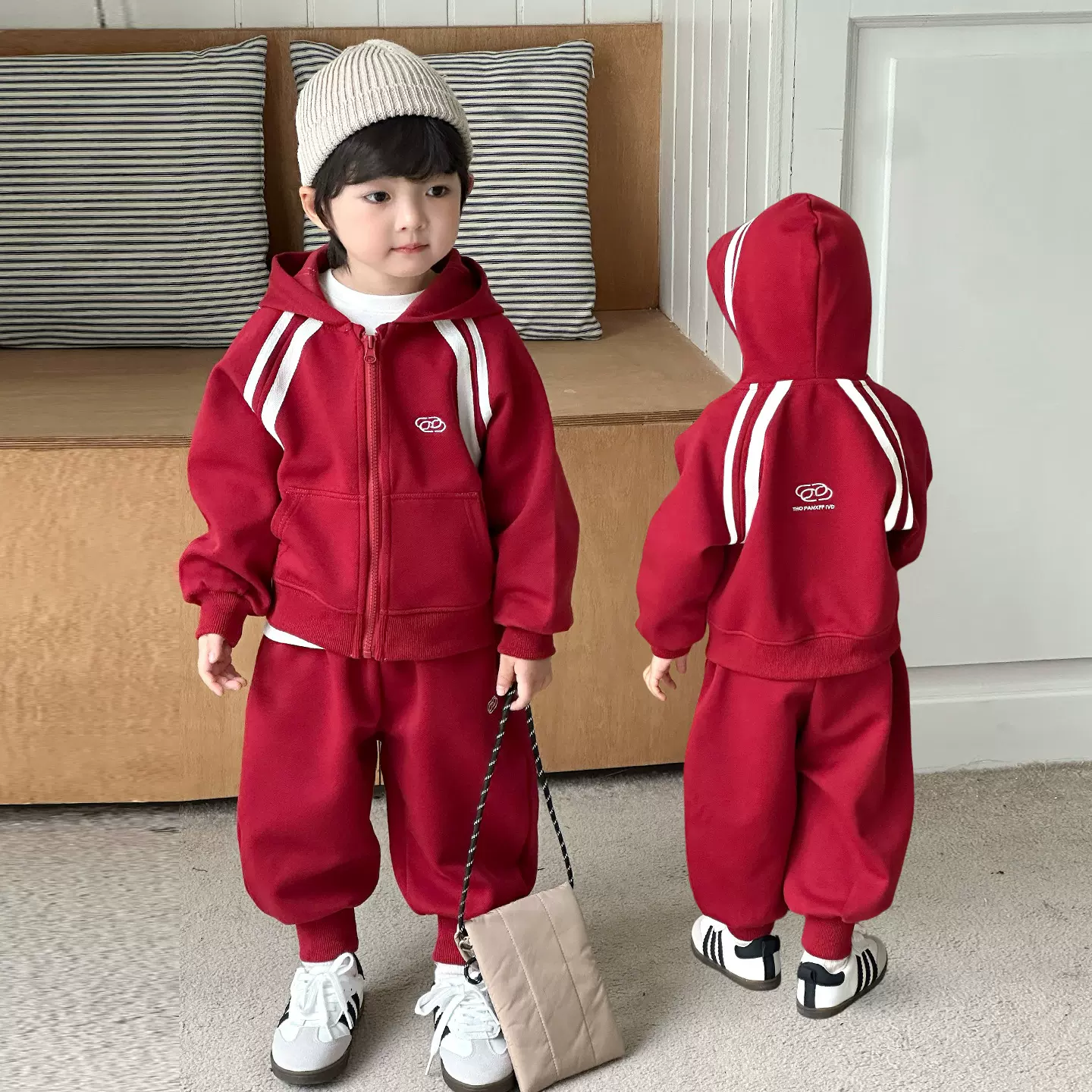 [兰威丽洋]儿童套装秋季男童运动穿搭中小童休闲童装秋款衣服舒适