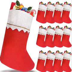 現物フェルトクリスマス靴下クリスマスツリー装飾ストラップ立体公仔靴下平安夜クリスマスプレゼントキャンディー袋