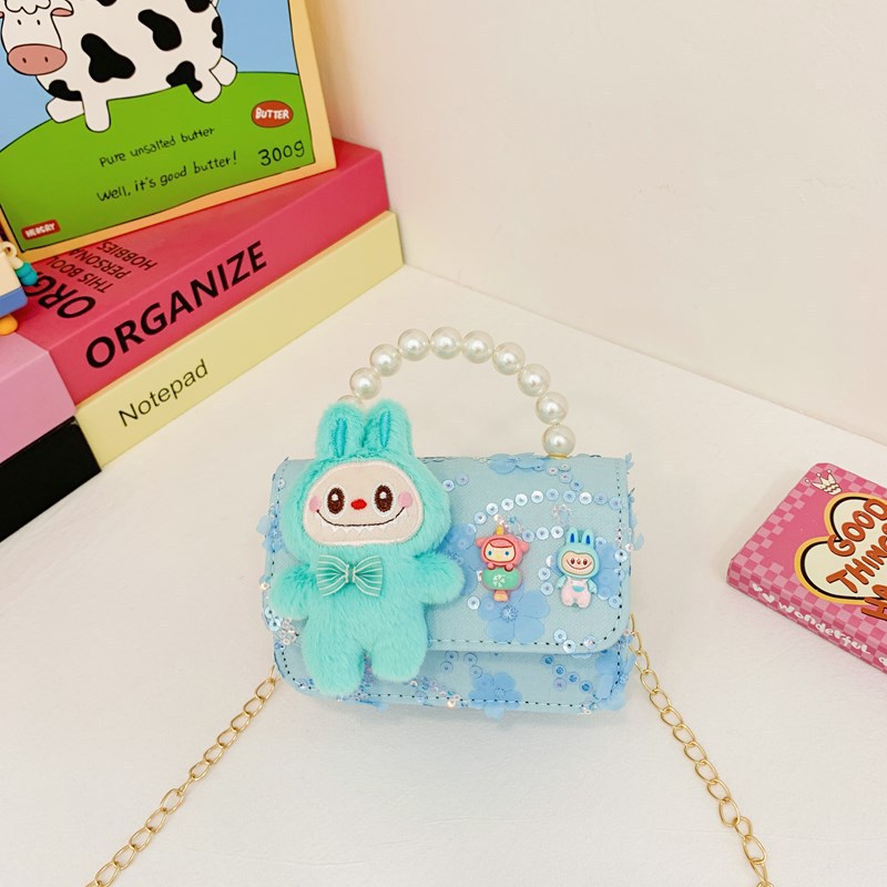 Bagos de perlas para niños 2024 nuevos bolsos para niños bolsos de mochila de niñas bolsos accesorios de princesa bolsos de viento de fragancia
