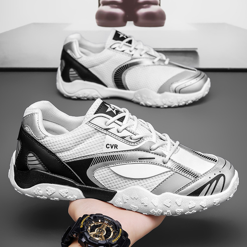Zapatos de hombre 2026 verano nuevo cómodo ligero versátil con suela suave Gump zapatos de malla transpirable antideslizante zapatos deportivos casuales