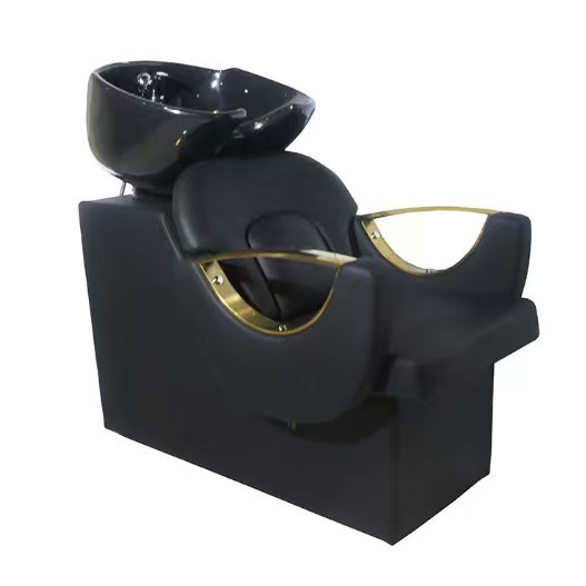 Exportación a salones de belleza europeos y americanos Silla de descarga rápida para sentarse Champú para sentarse Silla de champú Silla de estilo europeo conveniente