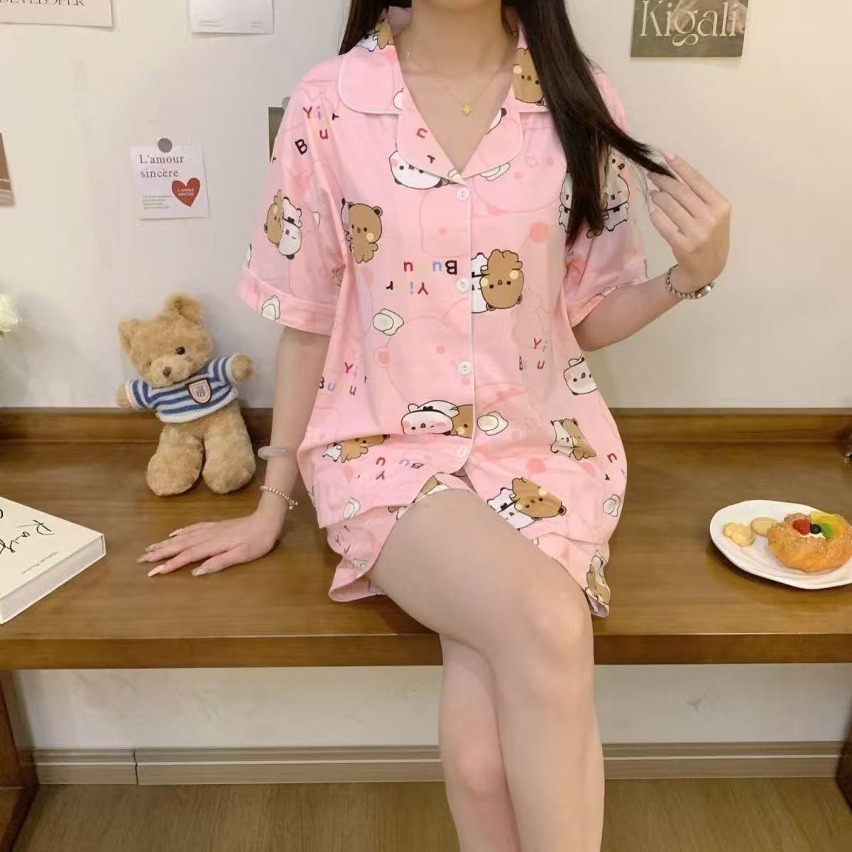 R1288 엘레강트 핑크 베어