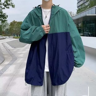 2024 Spring and Summer New Ice Silk Sun Protection Clothing for Men and Women Thin Trendy Brand Breathable Jacket Overcoat for Couple