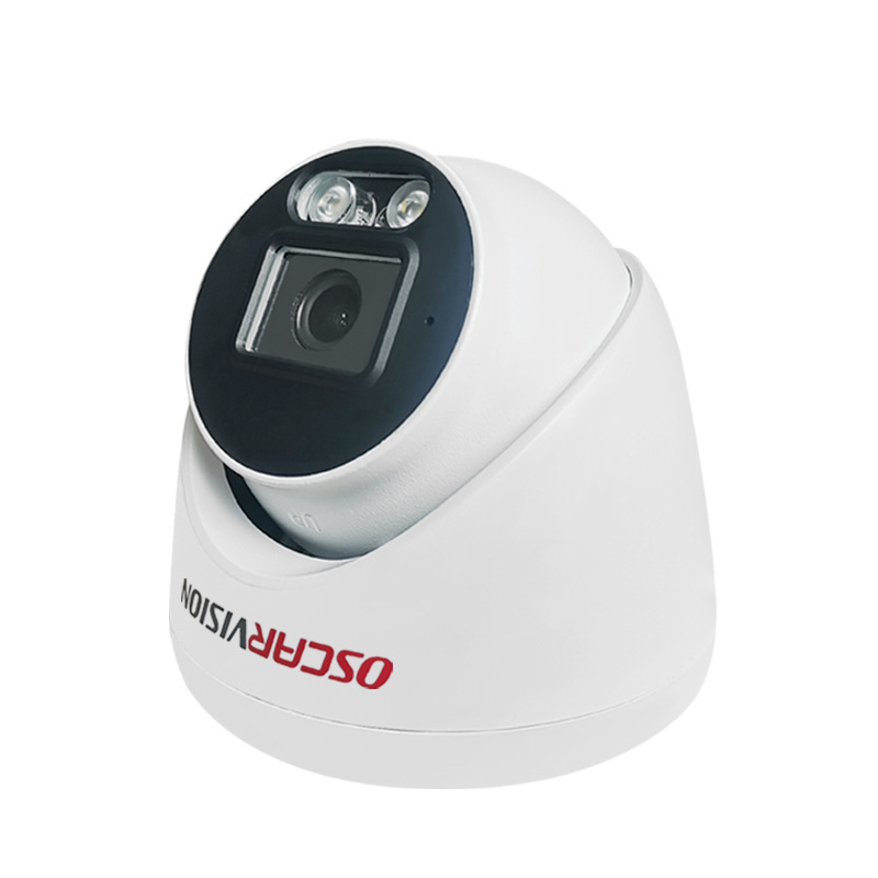 Cámara de vigilancia coaxial AHD, visión nocturna a todo color, grabación, cámara de alta definición para interiores, monitor de techo tipo domo