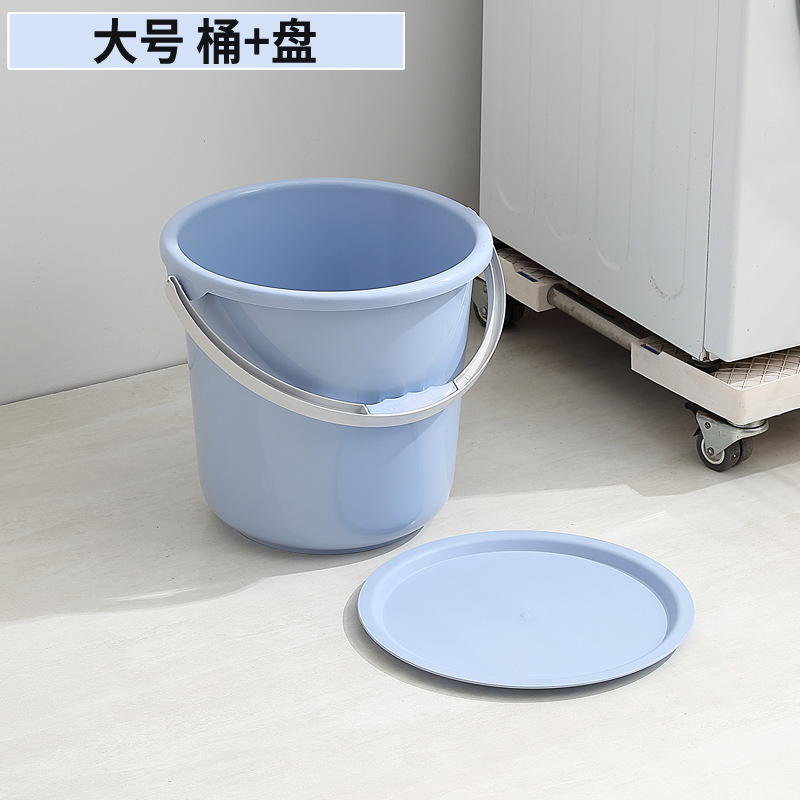 북유럽 블루 [큰 배럴 플레이트] 2 피스 세트