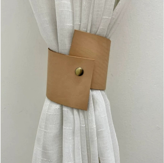 Modern Living Room and Bedroom Decoration Widened Curtain Tie Pu Leather Curtain Storage Buckle Punch-Free Curtain Tie Modern Living Room and Bedroom Decoration Widened Curtain Tie Pu Leather Curtain Storage Buckle Punch-Free Curtain Tie