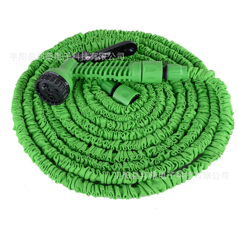 家用高压洗车伸缩水管花园水管园林浇灌三倍伸缩水管洗车套装