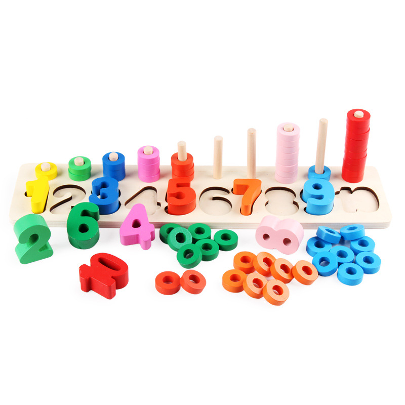 Pesca de madera para bebés y niños, juegos de pesca para niños magnéticos de madera, juguetes prácticos para la inteligencia, accesorios en bruto