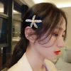 Korean temperament hairpin minimalist cross model, a rhinestone bangs, the price, the girl top clip net red female hair card