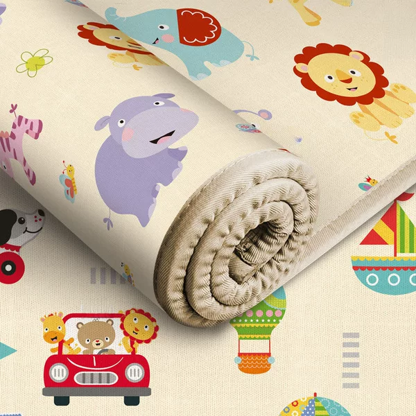 Cross-border Infant Double-sided Crawling Mat Home Living Room Game Mat Thickened Foldable Children's Crawling Mat Tineless