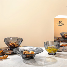 礼盒玻璃杯碗盘六件套家用饭碗沙拉碗套装银行保险公司活动礼品