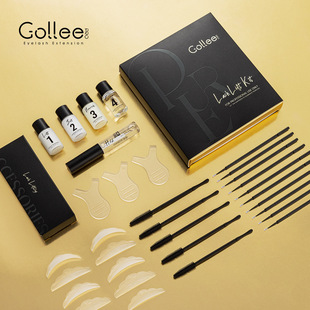 Костюм для завивки ресниц gollee, трансграничный кератин, холодная завивка, набор для завивки ресниц, длительный набор для формирования