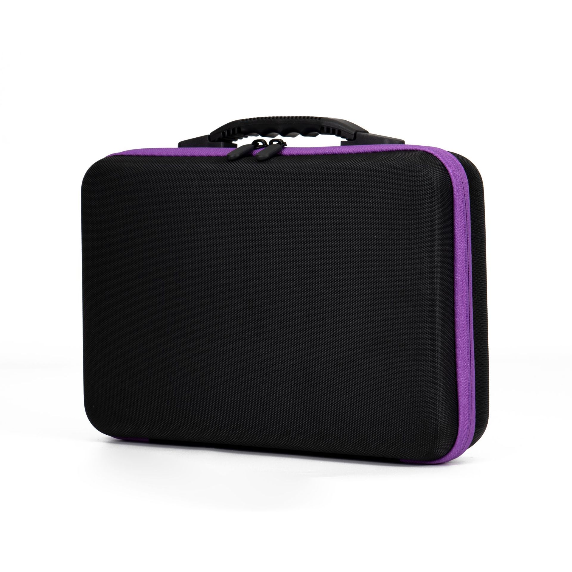 Liyang fábrica EVA bolsa de almacenamiento de botellas de aceite esencial caja de almacenamiento portátil 60 rejilla 15ml/10ml bolsa de almacenamiento de aceite esencial