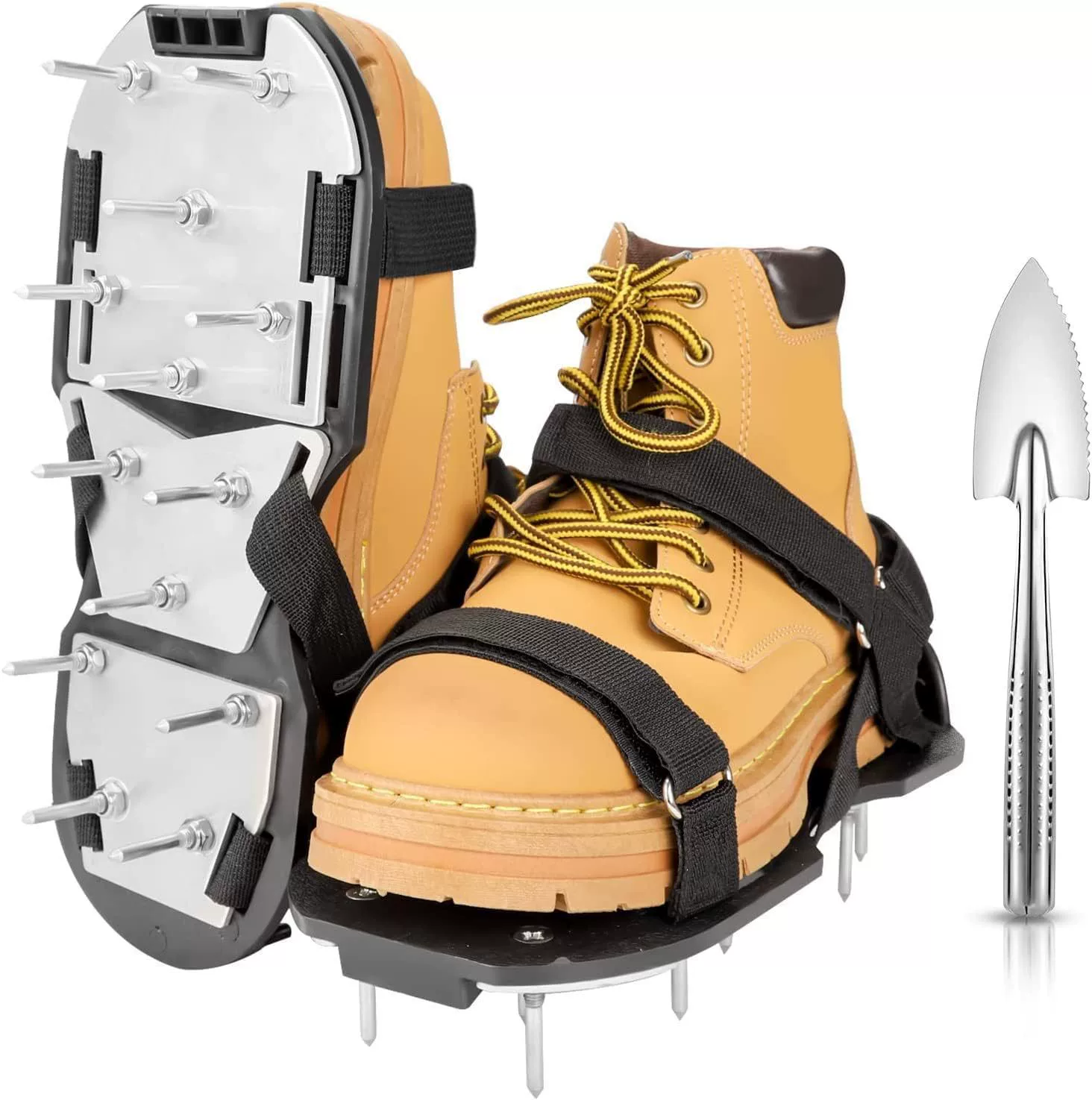 Новый аэратор для газона, шип для обуви, инструмент для аэрации почвы во дворе, подходит для надувного сада во дворе.