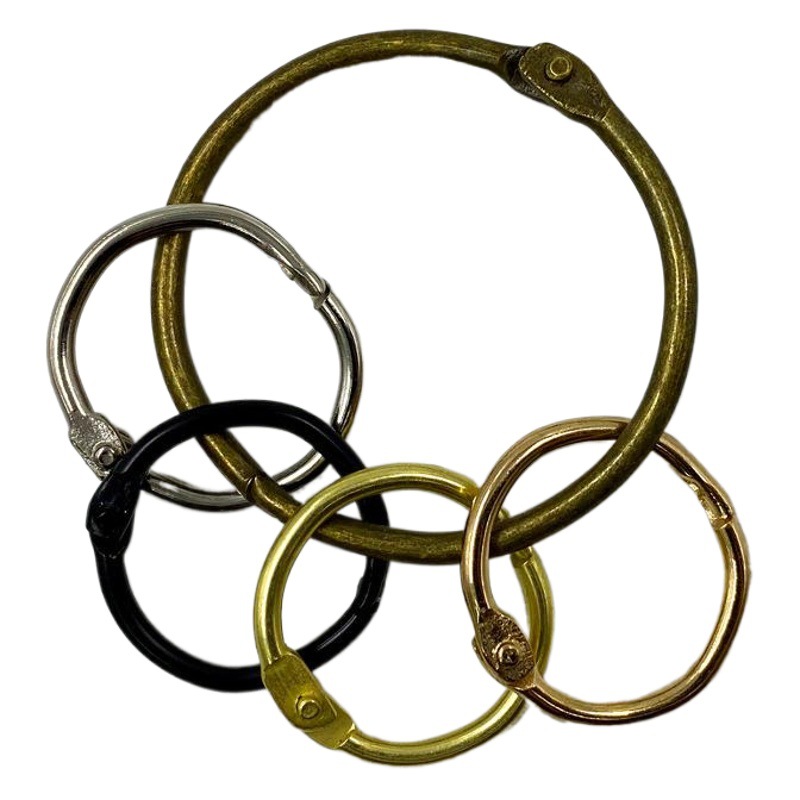 Metal Stainless Steel Open Ring Activity Album Book Ring Clip Calendar Loose-leaf Ring Iron Binding Book Ring