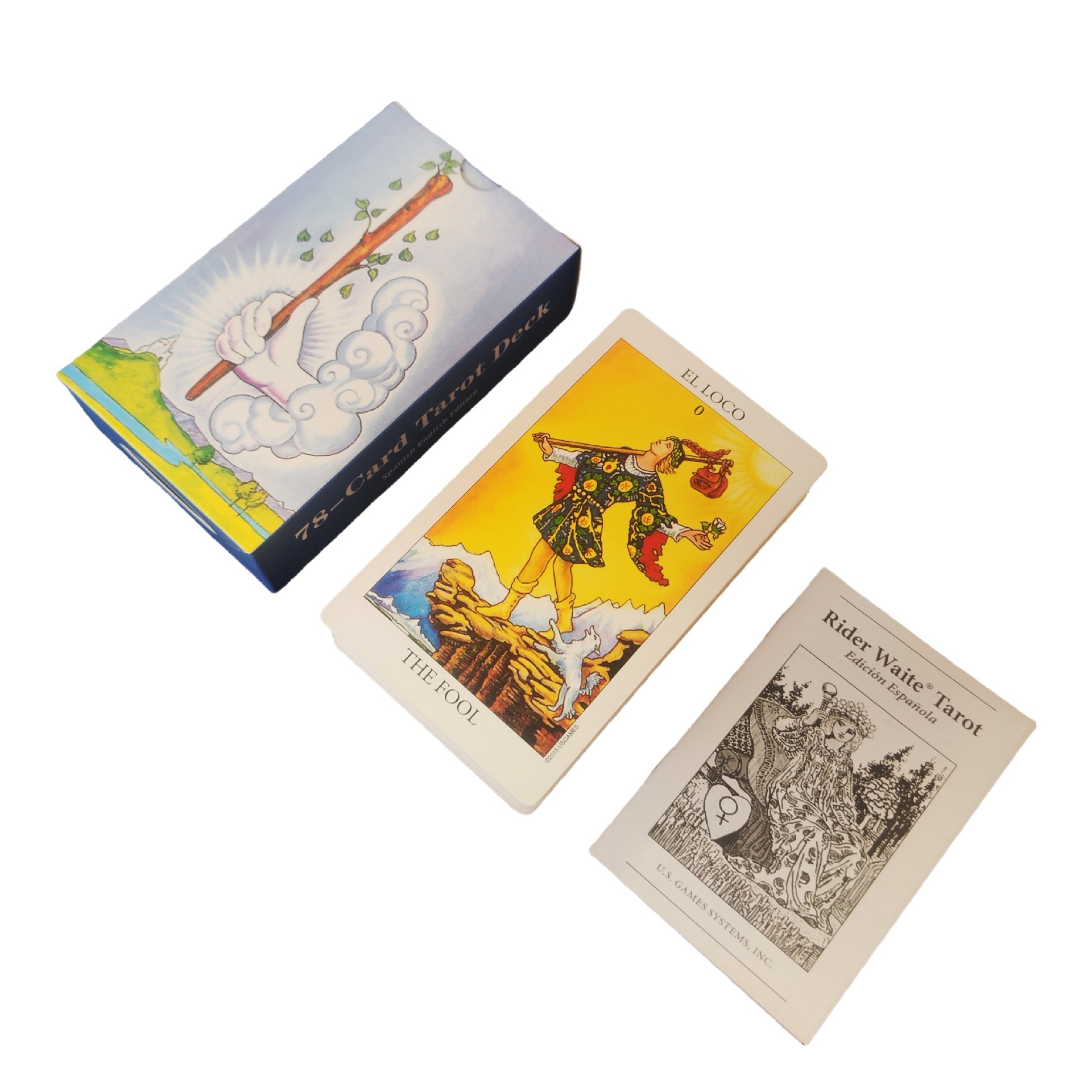 Bilingual Spanish-english Tarot Deck With Instructions Party Game_voghion.com