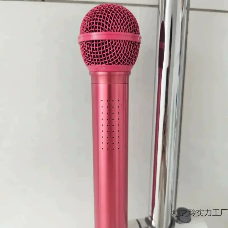 Микрофон, корпус из металла, алюминиевый сплав