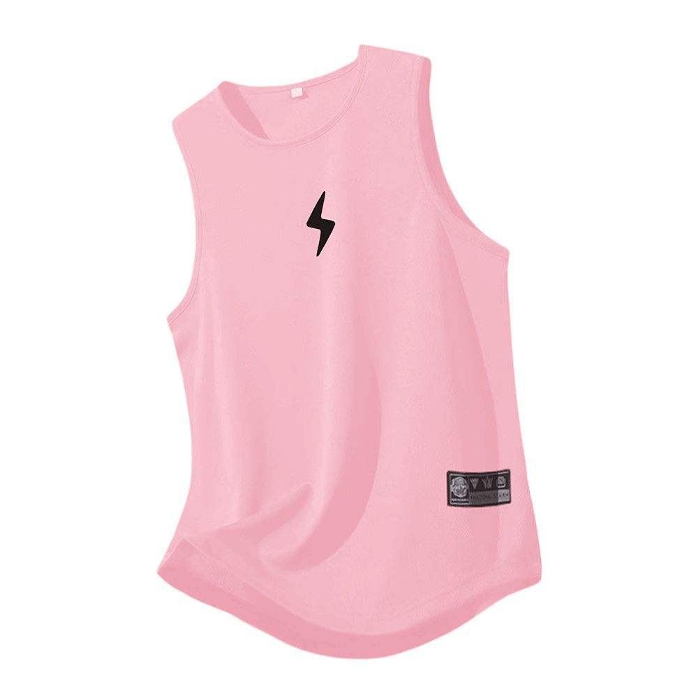 American-style summer basketball quick-dry mesh vest, breathable and loose, sleeveless for shooting, fitness, sports, running, and training