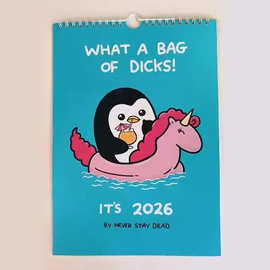 跨境新品Funny Calendar For 2026年挂历风趣幽默直白坦诚的日历